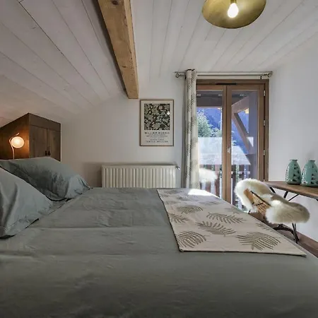 Le Murger De Luxe 240m2 6 Ch Vue Mtblanc Sauna בקתה