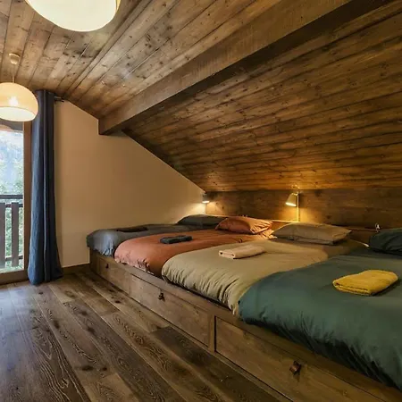 Le Murger De Luxe 240m2 6 Ch Vue Mtblanc Sauna בקתה שאמוני