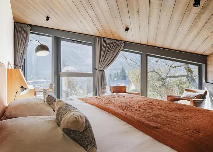 シャレー Le Murger De Luxe 240m2 6 Ch Vue Mtblanc Sauna